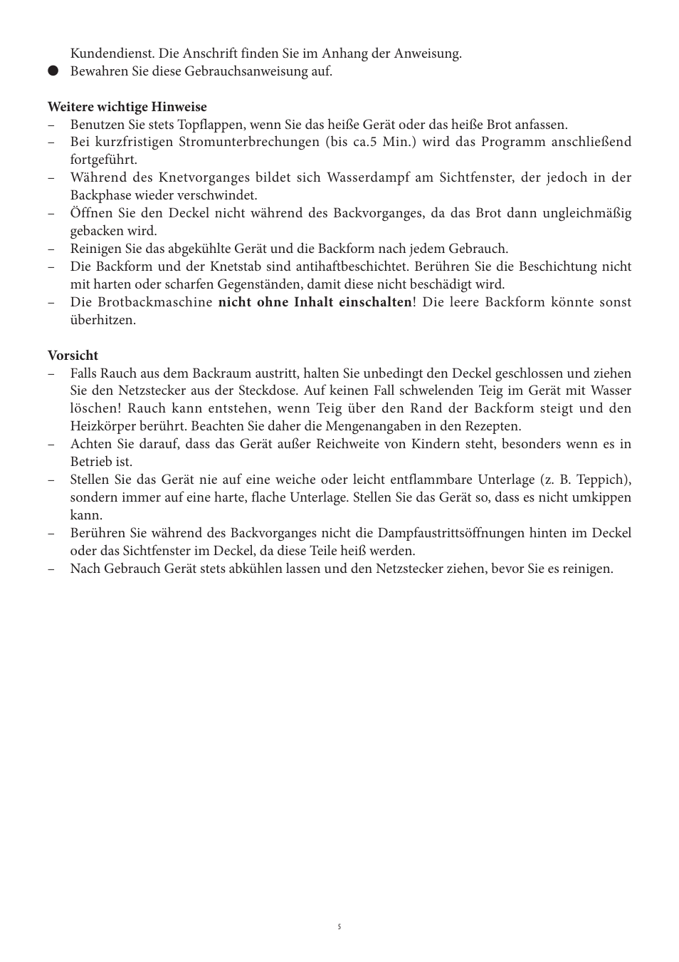 SEVERIN BM 3990 User Manual | Page 5 / 180