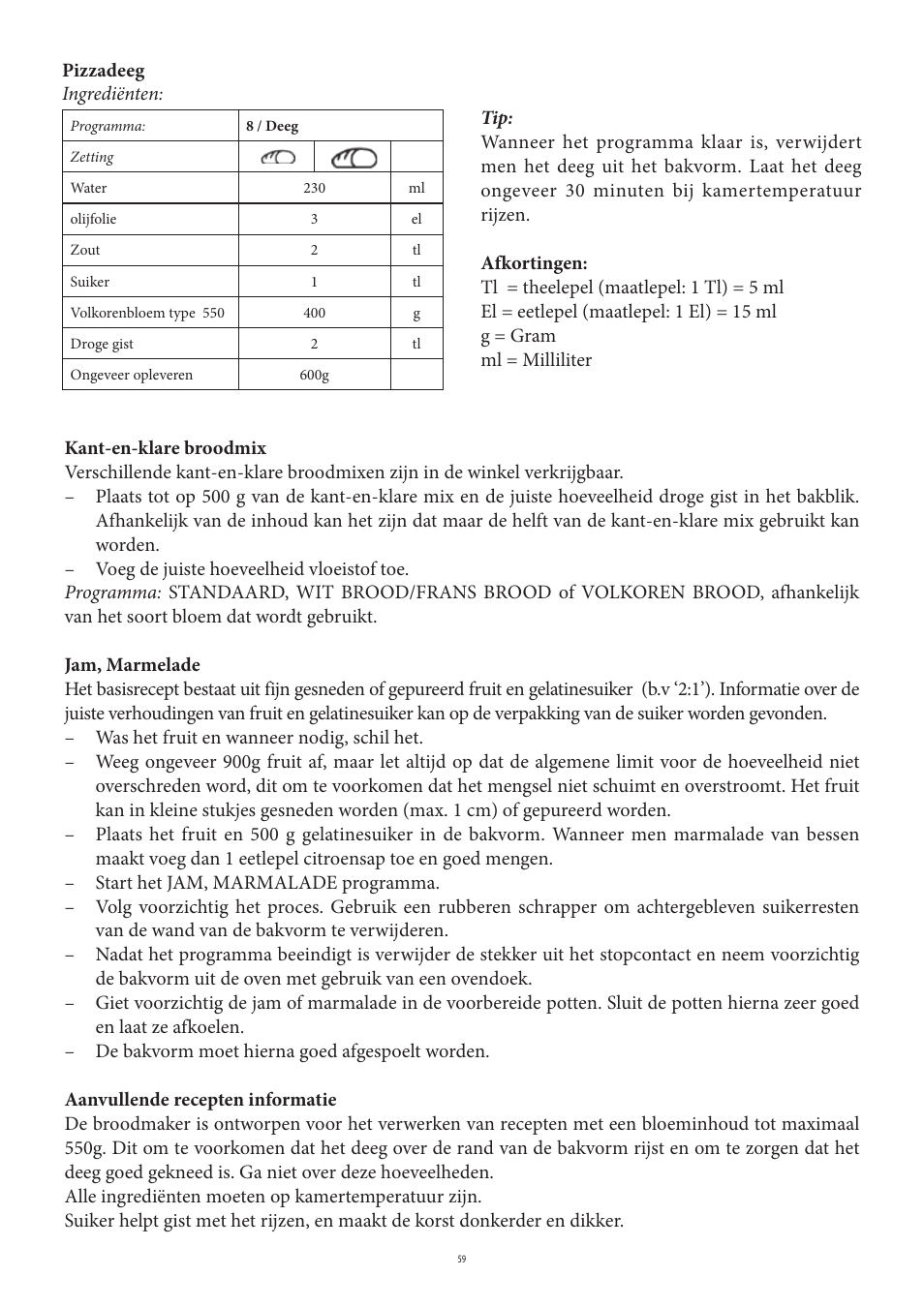 SEVERIN BM 3990 User Manual | Page 59 / 180