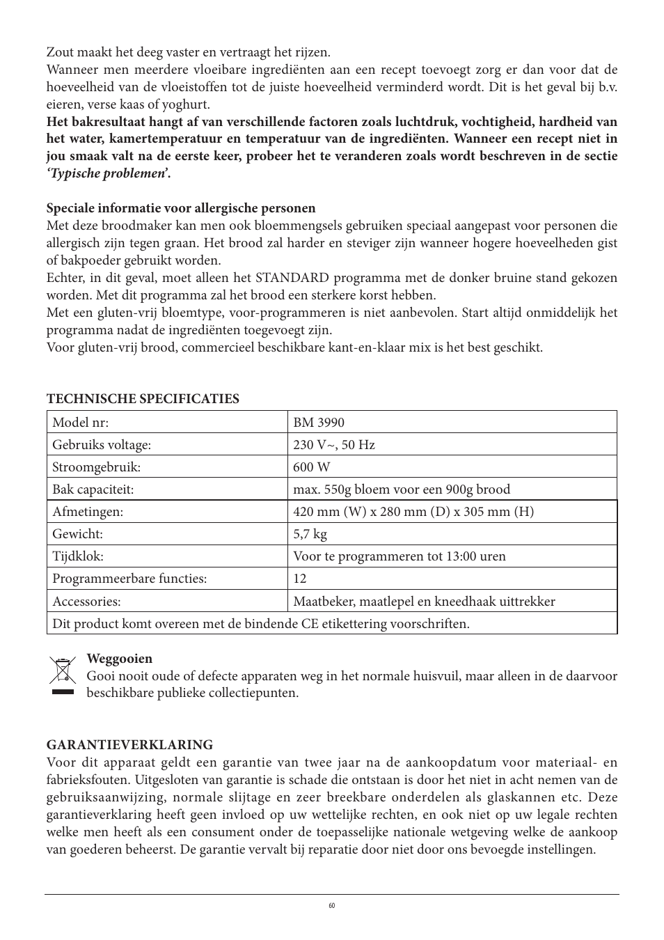 SEVERIN BM 3990 User Manual | Page 60 / 180