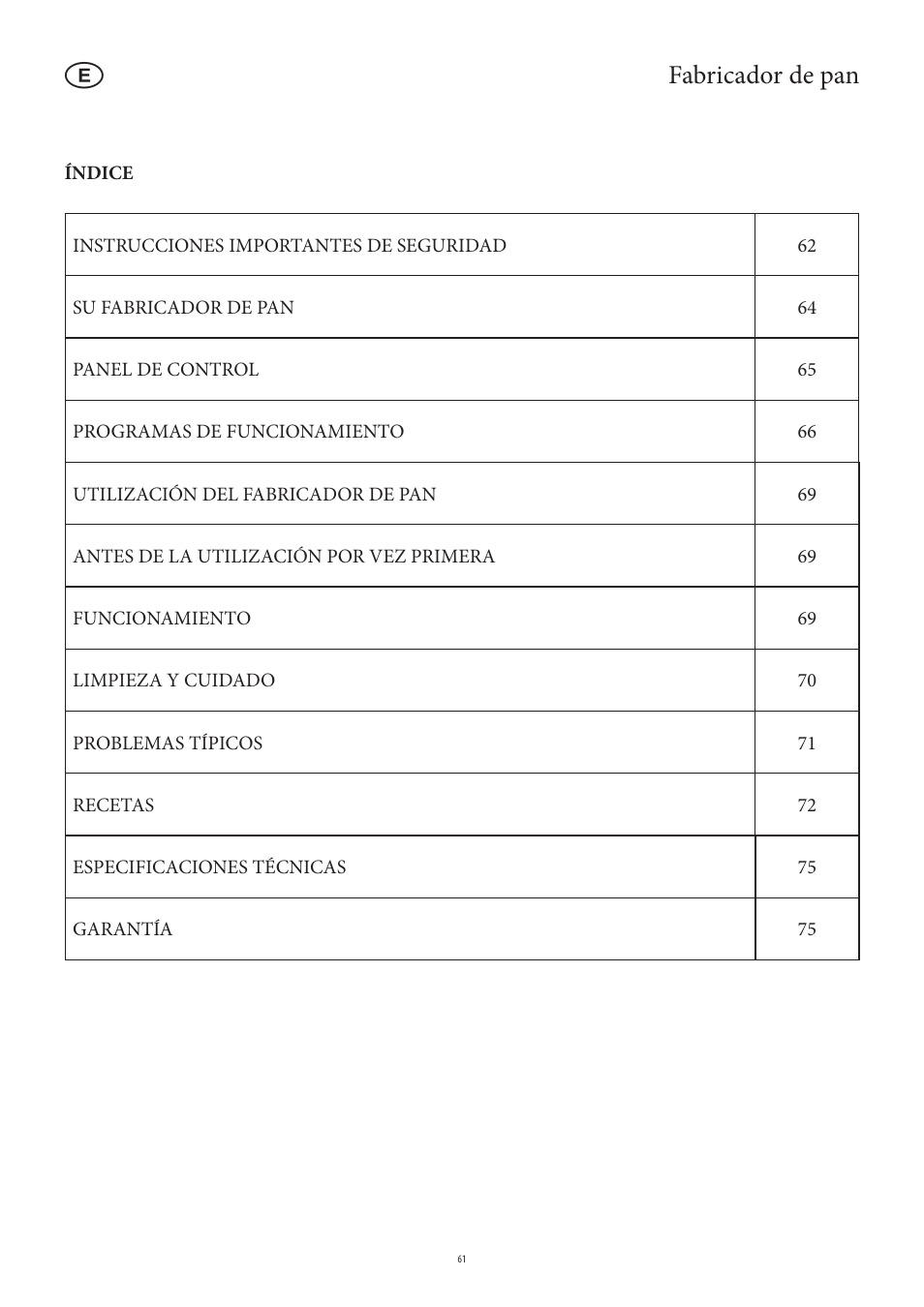 Fabricador de pan | SEVERIN BM 3990 User Manual | Page 61 / 180