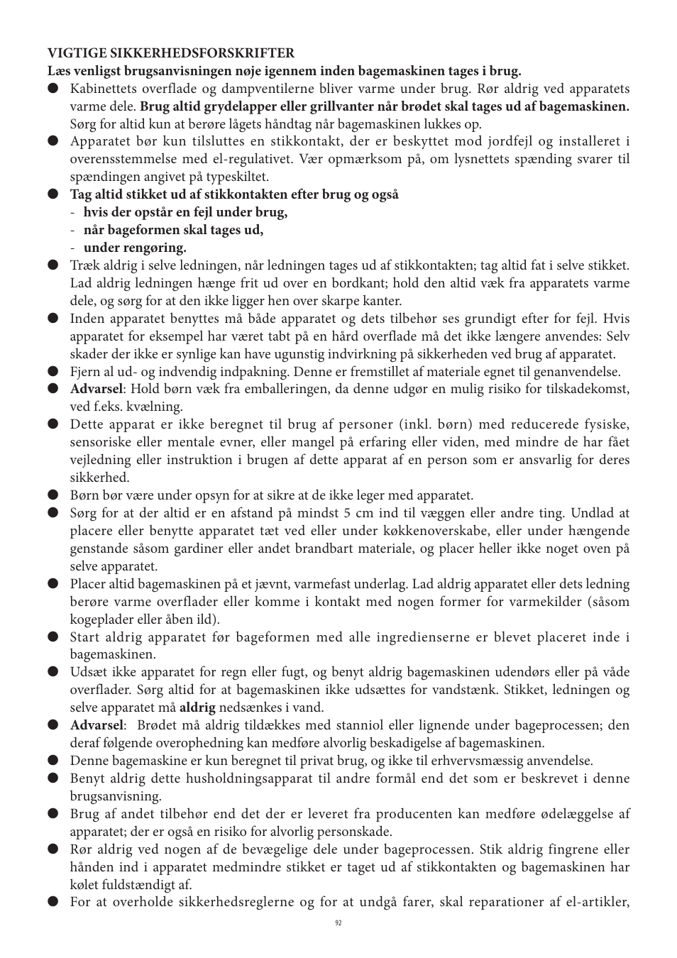 SEVERIN BM 3990 User Manual | Page 92 / 180