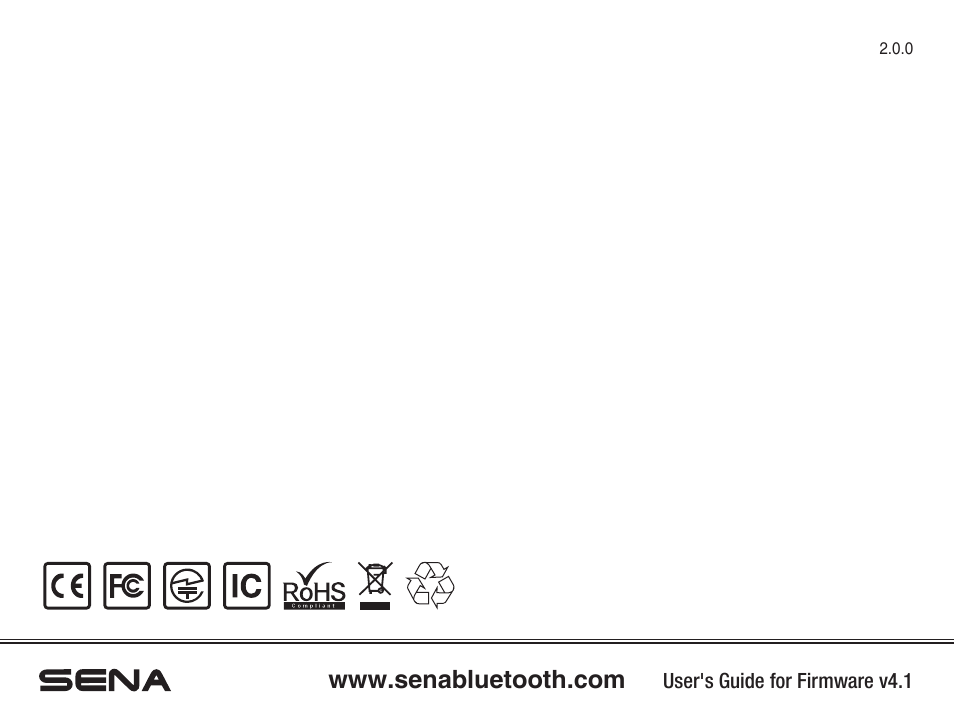 Sena Bluetooth SPH10S v4.1 User's Guide User Manual | Page 35 / 35