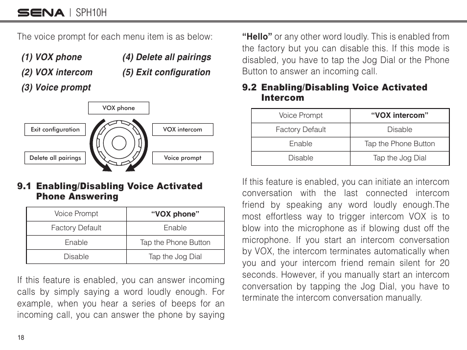 Sph10h | Sena Bluetooth SPH10H v4.2 User's Guide User Manual | Page 17 / 43