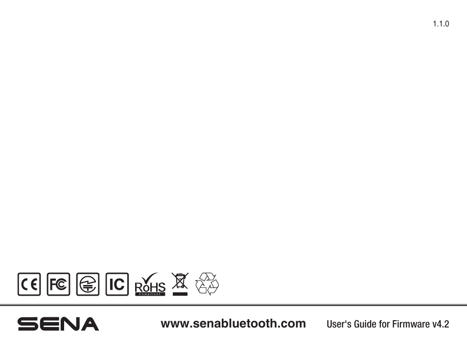 Sena Bluetooth SPH10H v4.2 User's Guide User Manual | Page 43 / 43
