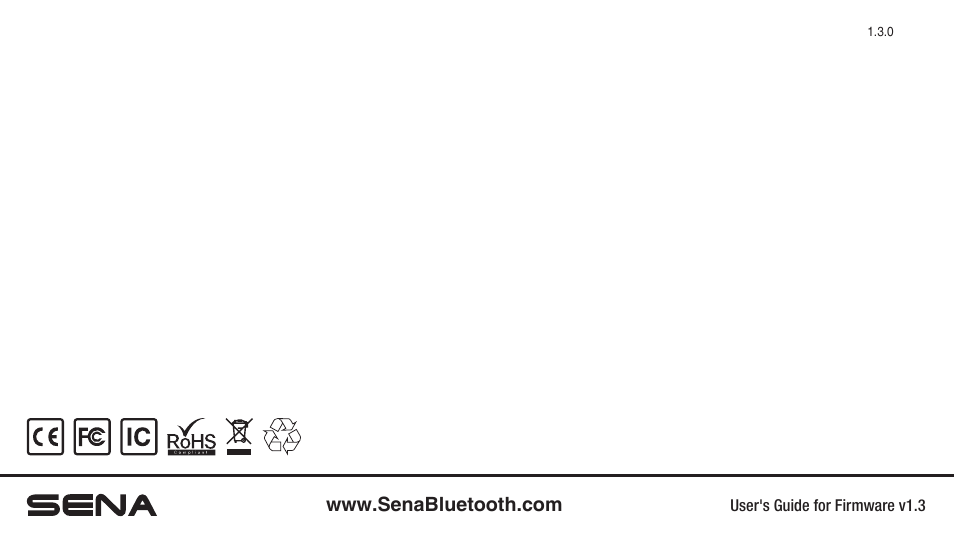 Sena Bluetooth SMH5-FM v1.3 User's Guide User Manual | Page 37 / 37