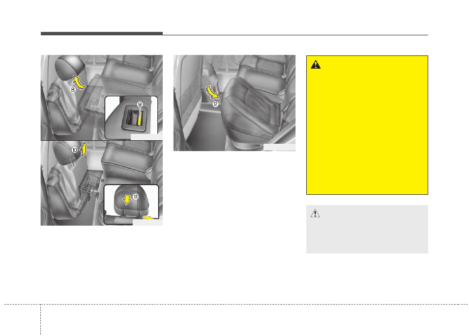 Safety features of your vehicle | KIA Forte_Forte5_Forte Koup 2011 User Manual | Page 24 / 342