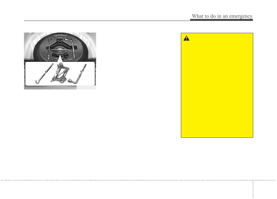 What to do in an emergency | KIA Forte_Forte5_Forte Koup 2011 User Manual | Page 264 / 342