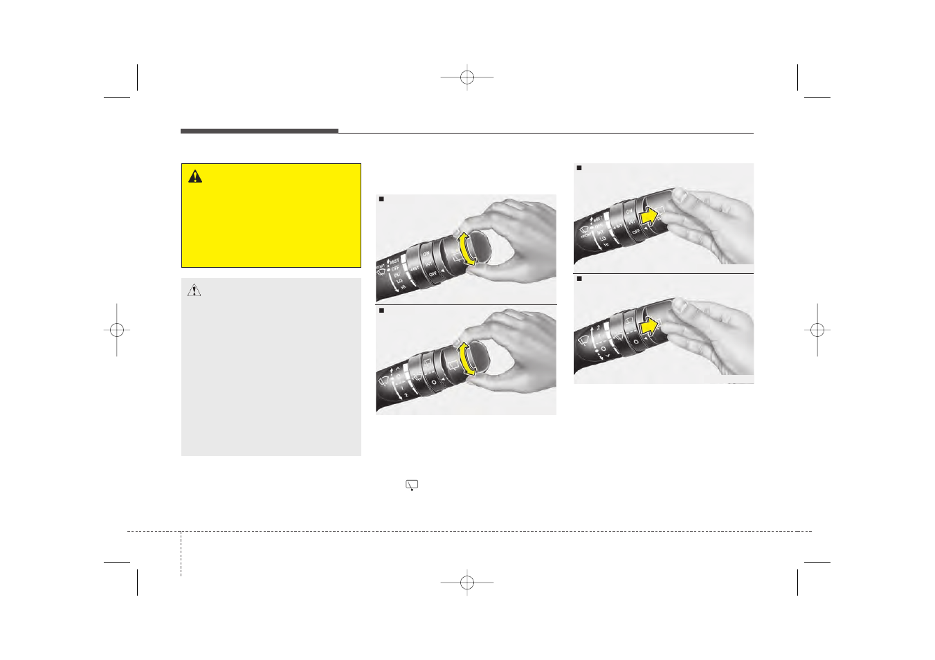 Features of your vehicle, Caution, Warning | KIA Sorento 2014 User Manual | Page 207 / 508