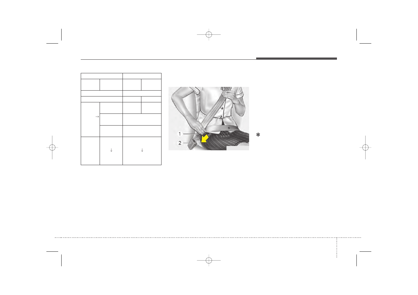 Safety features of your vehicle, Notice | KIA Sorento 2014 User Manual | Page 41 / 508