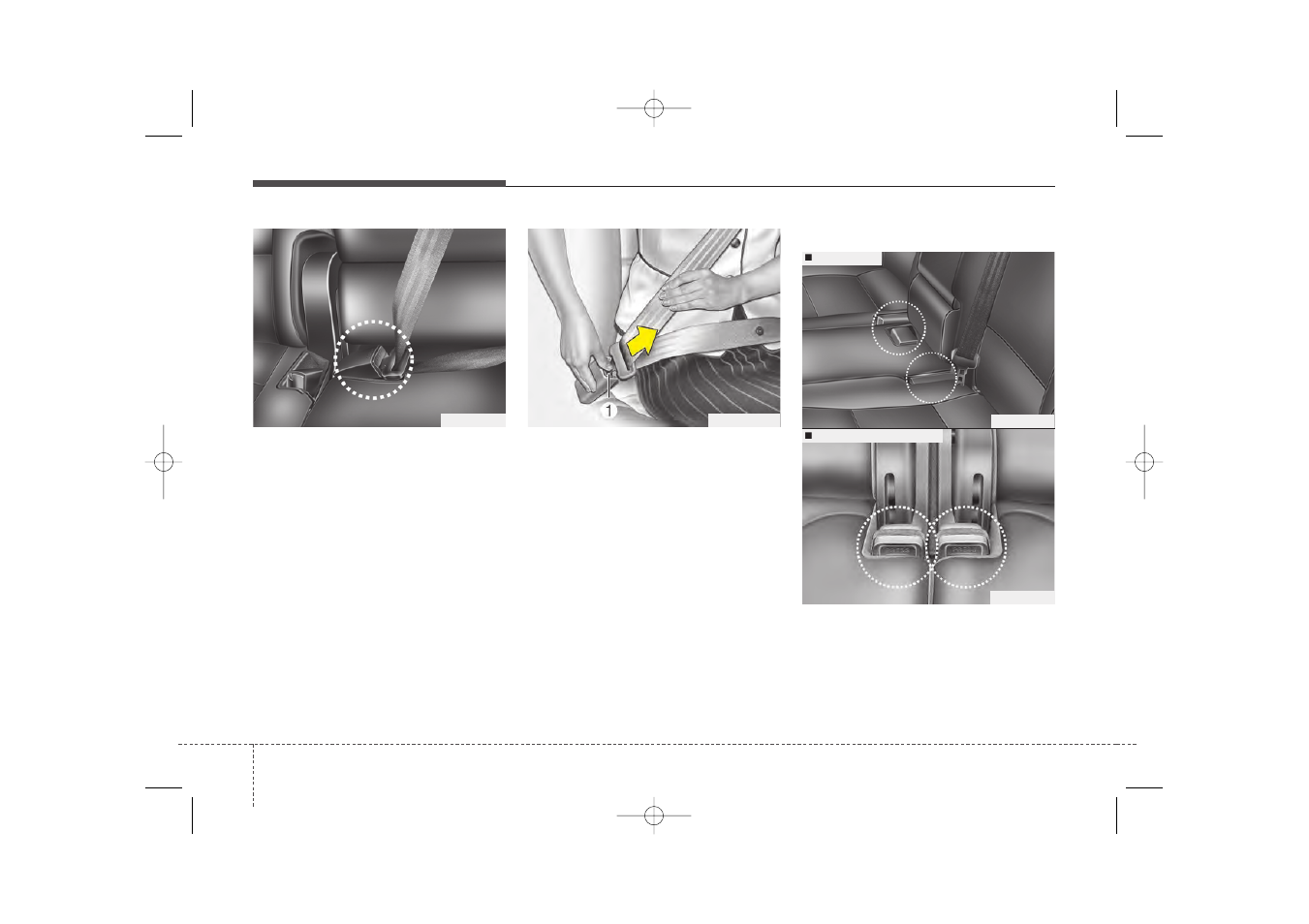 Safety features of your vehicle | KIA Sorento 2014 User Manual | Page 44 / 508