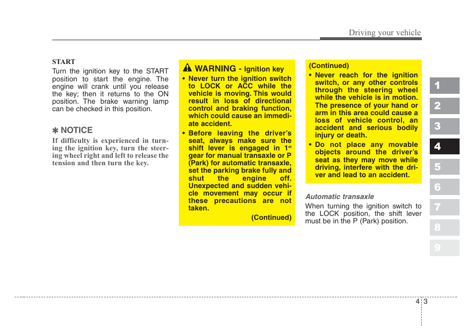 KIA Sportage 2008 User Manual | Page 121 / 350