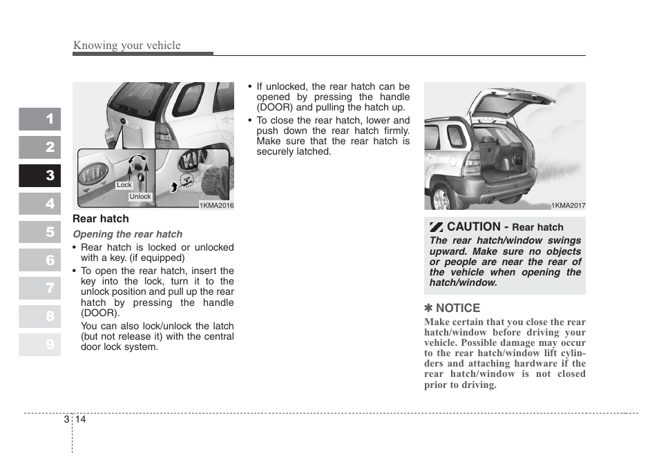 KIA Sportage 2008 User Manual | Page 23 / 350