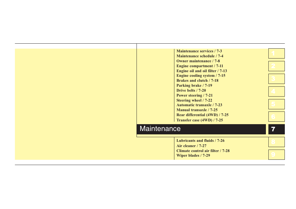 Maintenance | KIA Sportage 2008 User Manual | Page 288 / 350