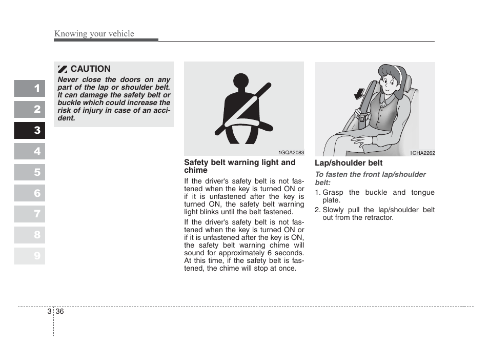 KIA Sportage 2008 User Manual | Page 45 / 350