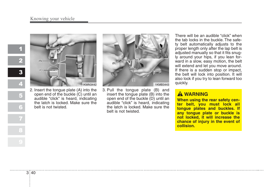 KIA Sportage 2008 User Manual | Page 49 / 350