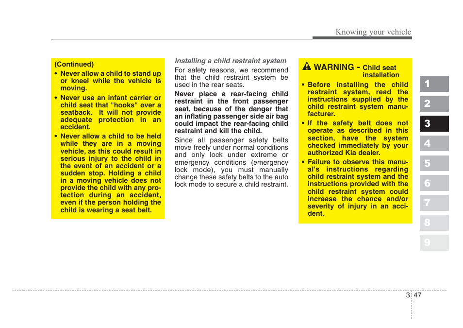 KIA Sportage 2008 User Manual | Page 56 / 350