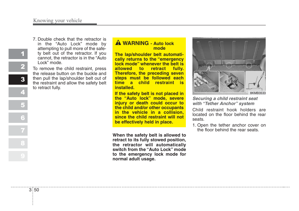 KIA Sportage 2008 User Manual | Page 59 / 350