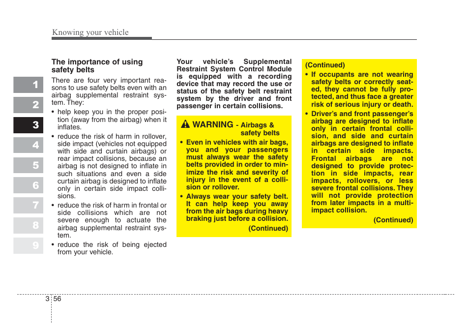 KIA Sportage 2008 User Manual | Page 65 / 350