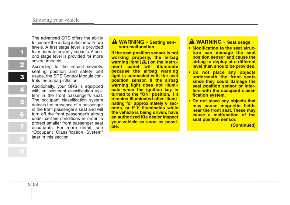 KIA Sportage 2008 User Manual | Page 67 / 350