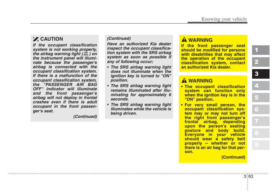 KIA Sportage 2008 User Manual | Page 72 / 350