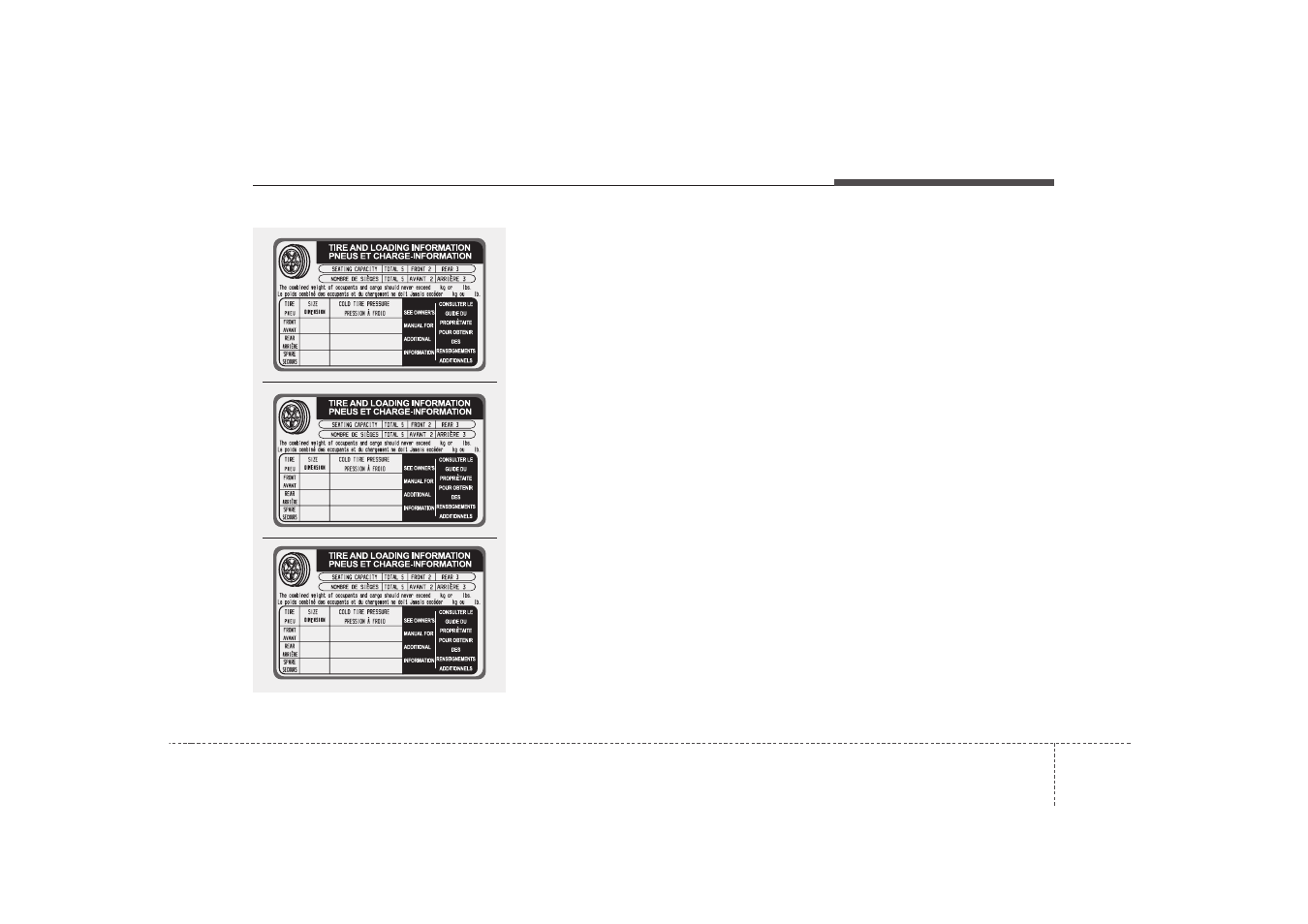 Driving tips, Vehicle load limit | KIA Sorento (2009) User Manual | Page 231 / 327