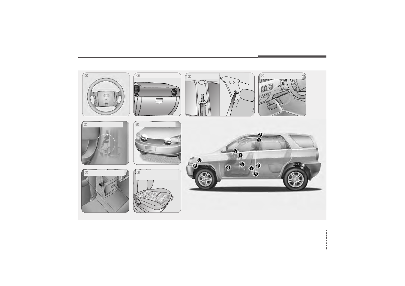 Airbag | KIA Sorento (2009) User Manual | Page 56 / 327
