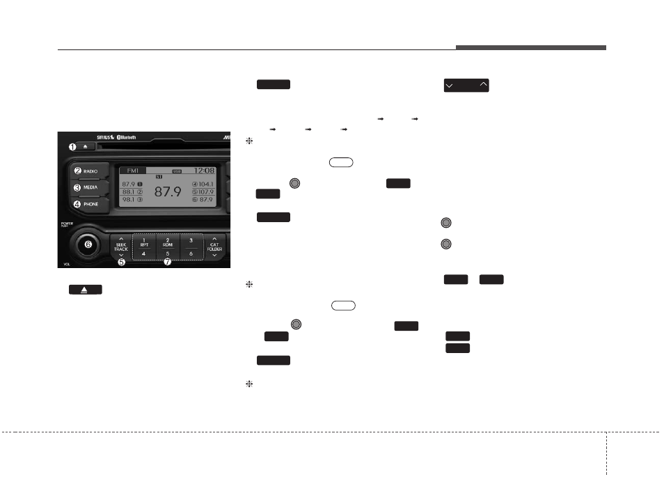 Features of your vehicle | KIA Rio_Rio5_Rio 5-Door 2013 User Manual | Page 184 / 385