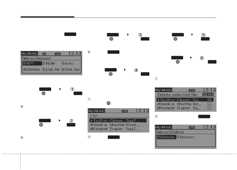 Features of your vehicle | KIA Rio_Rio5_Rio 5-Door 2013 User Manual | Page 209 / 385