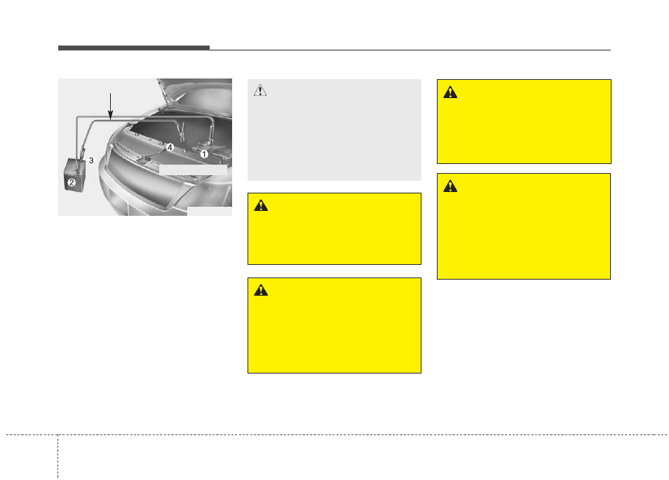 What to do in an emergency | KIA Rio_Rio5_Rio 5-Door 2013 User Manual | Page 283 / 385