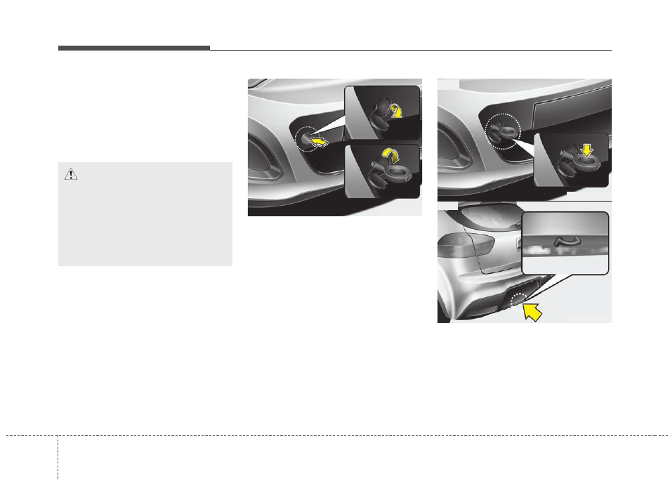 What to do in an emergency | KIA Rio_Rio5_Rio 5-Door 2013 User Manual | Page 307 / 385