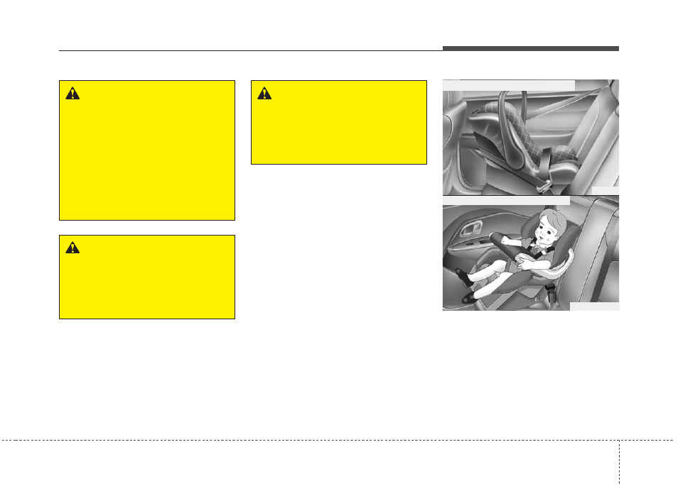 Safety features of your vehicle | KIA Rio_Rio5_Rio 5-Door 2013 User Manual | Page 45 / 385