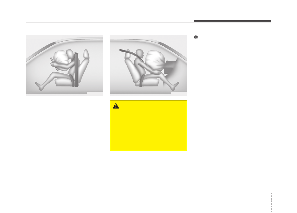 Safety features of your vehicle, Notice | KIA Rio_Rio5_Rio 5-Door 2013 User Manual | Page 57 / 385