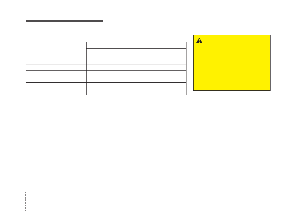 Safety features of your vehicle, Warning | KIA Rio_Rio5_Rio 5-Door 2013 User Manual | Page 60 / 385