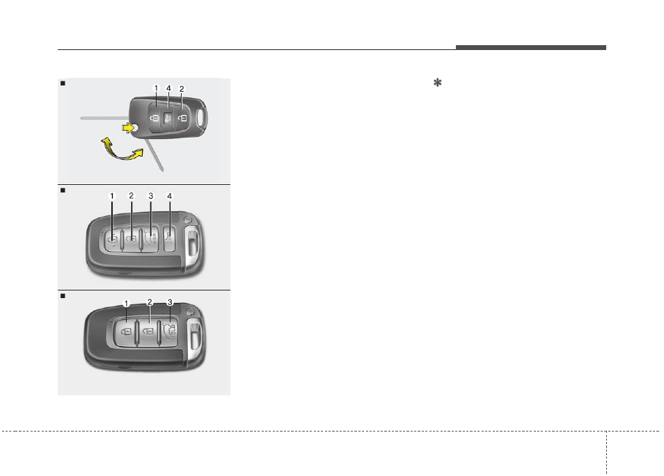 Features of your vehicle | KIA Rio_Rio5_Rio 5-Door 2013 User Manual | Page 82 / 385