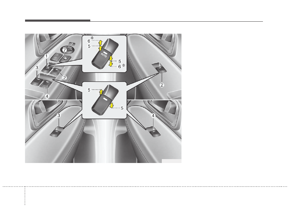 Features of your vehicle | KIA Rio_Rio5_Rio 5-Door 2013 User Manual | Page 97 / 385