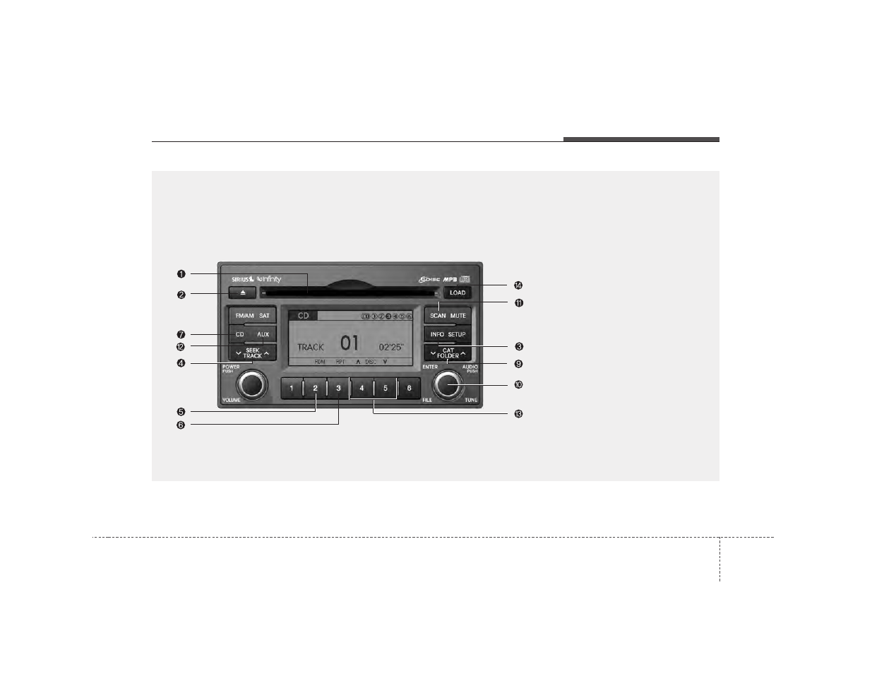 Features of your vehicle | KIA Magentis 2009 User Manual | Page 171 / 326