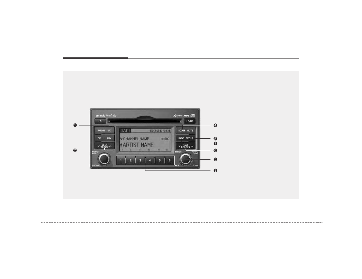 Features of your vehicle | KIA Magentis 2009 User Manual | Page 184 / 326