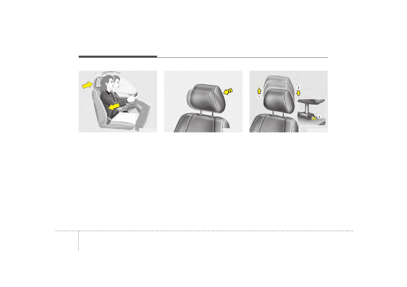 Safety features of your vehicle | KIA Magentis 2009 User Manual | Page 20 / 326