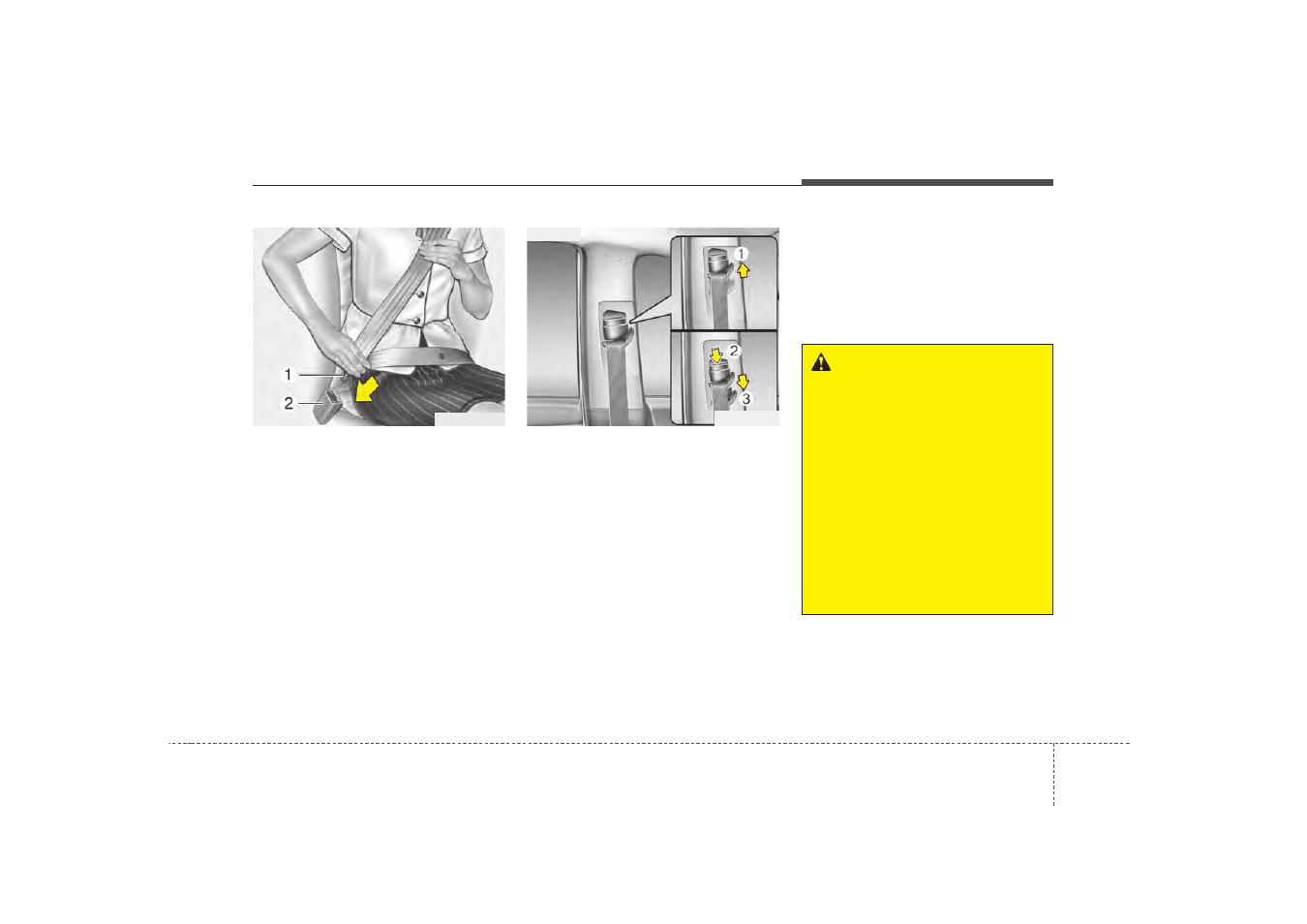 Safety features of your vehicle | KIA Magentis 2009 User Manual | Page 31 / 326