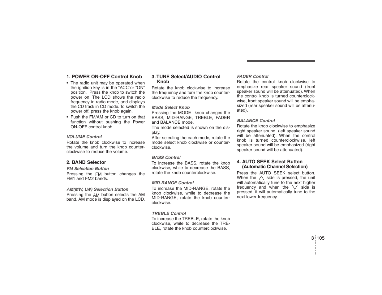 KIA Magentis 2008 User Manual | Page 114 / 289