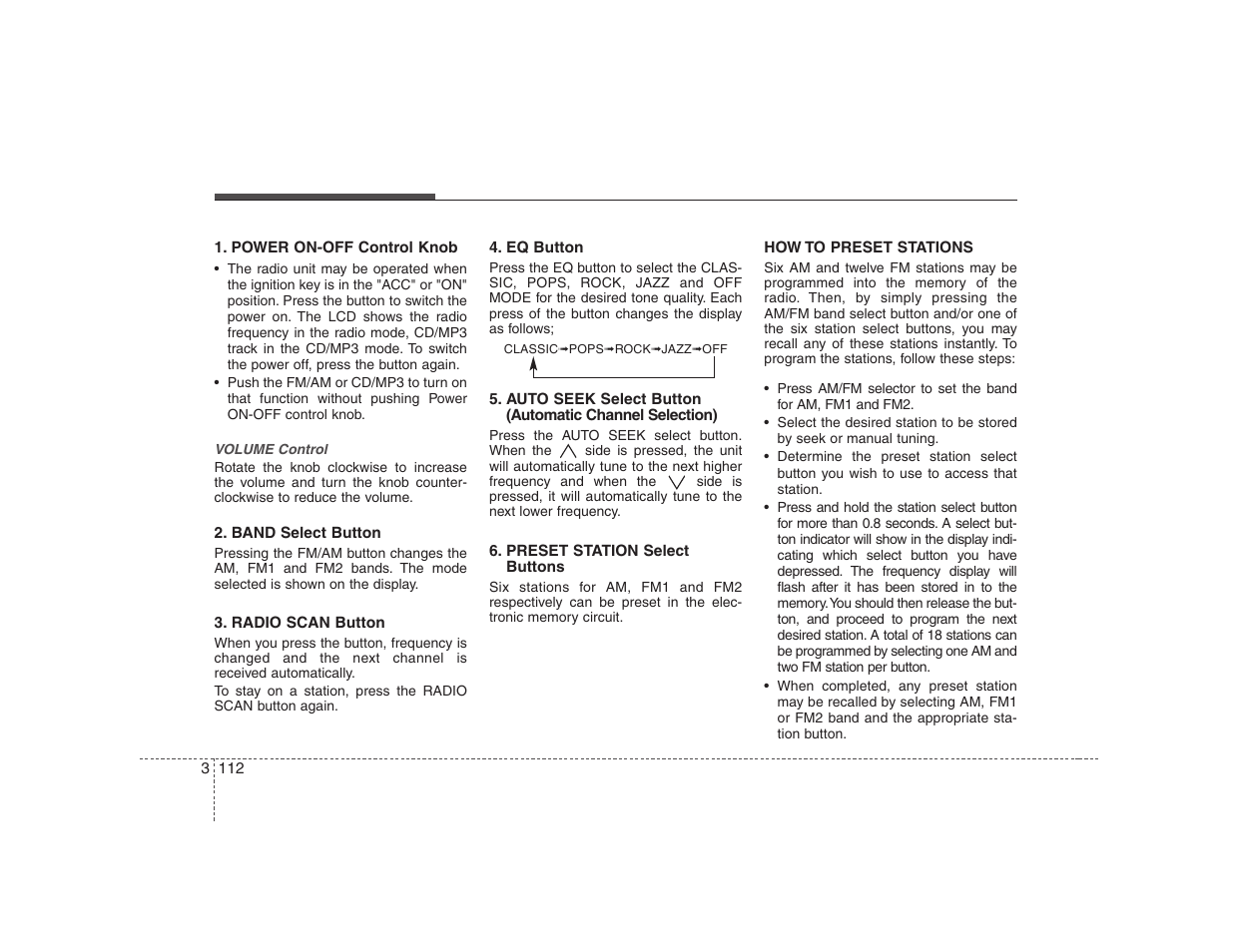 KIA Magentis 2008 User Manual | Page 121 / 289