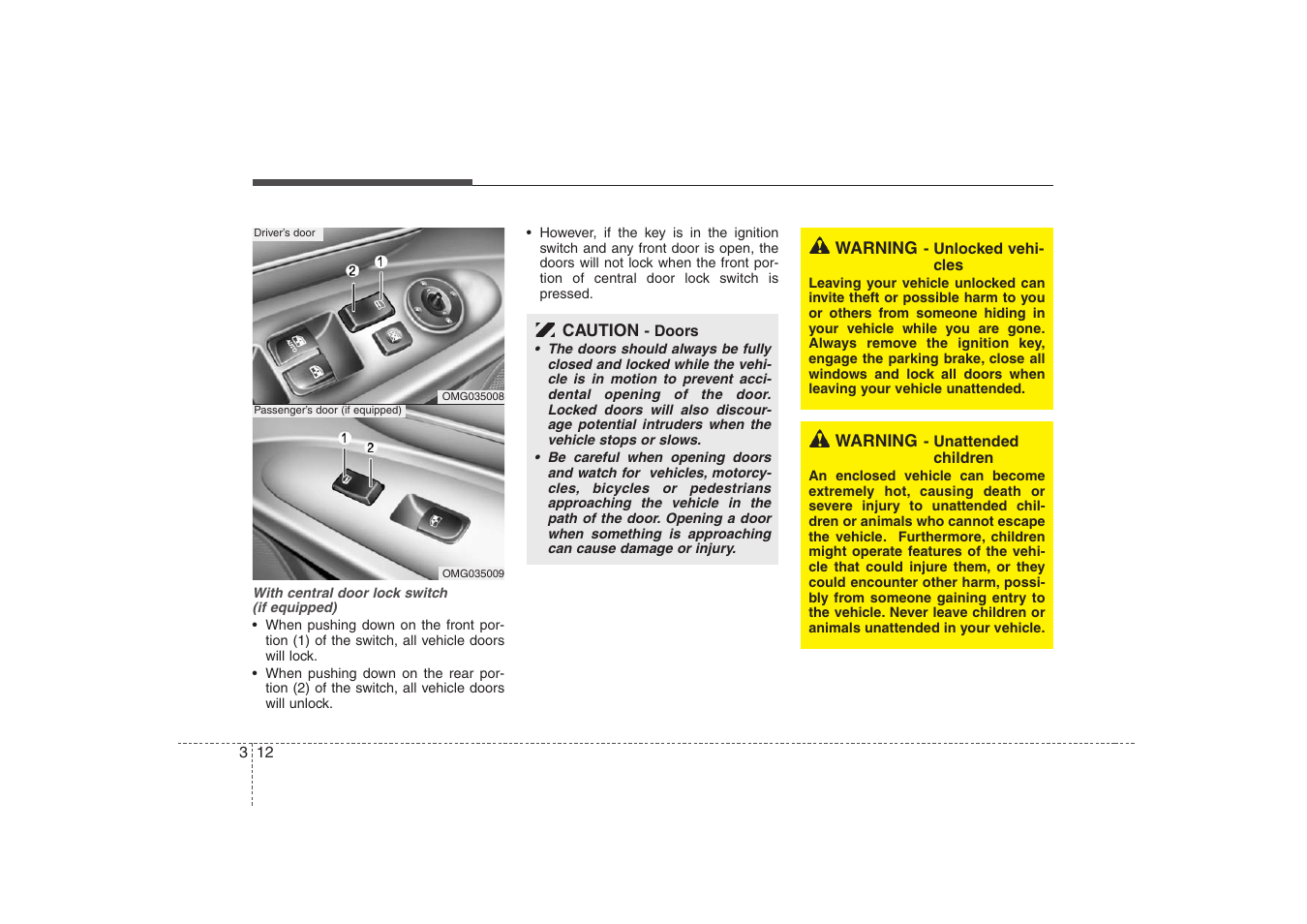 KIA Magentis 2008 User Manual | Page 21 / 289