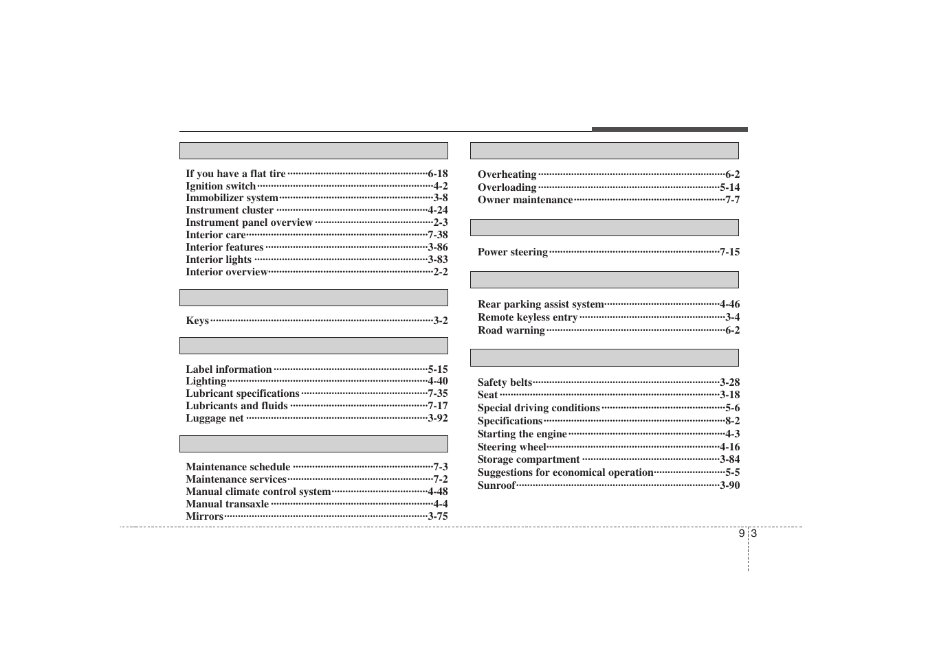 KIA Magentis 2008 User Manual | Page 288 / 289