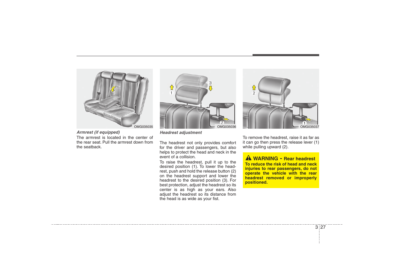KIA Magentis 2008 User Manual | Page 36 / 289