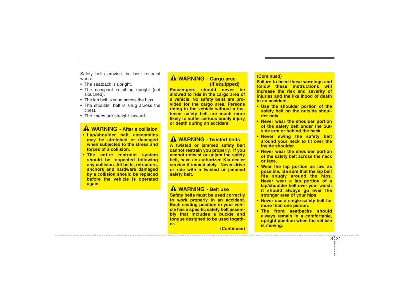 KIA Magentis 2008 User Manual | Page 40 / 289