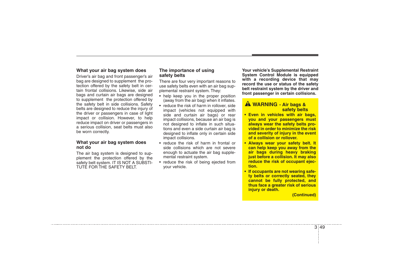 KIA Magentis 2008 User Manual | Page 58 / 289