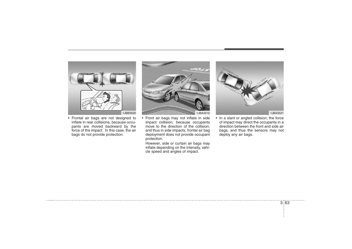 Knowing your vehicle | KIA Magentis 2008 User Manual | Page 72 / 289