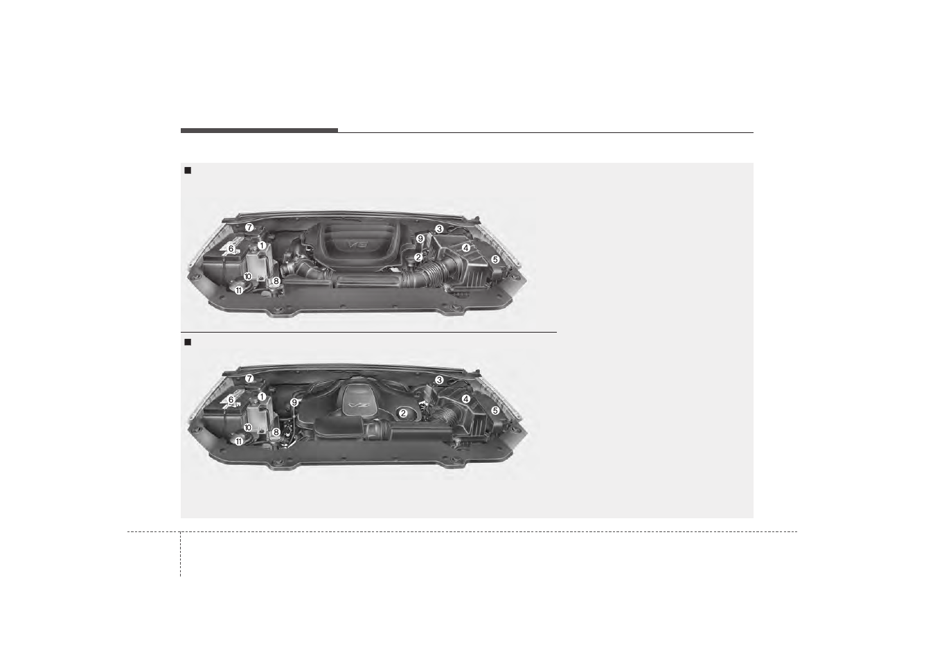 Your vehicle at a glance | KIA Borrego 2008 User Manual | Page 13 / 425