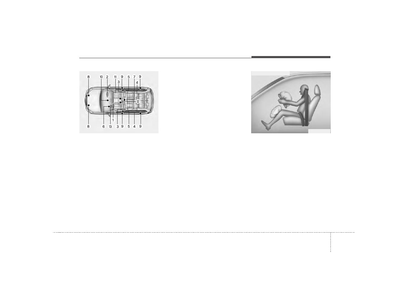 Safety features of your vehicle | KIA Borrego 2008 User Manual | Page 54 / 425