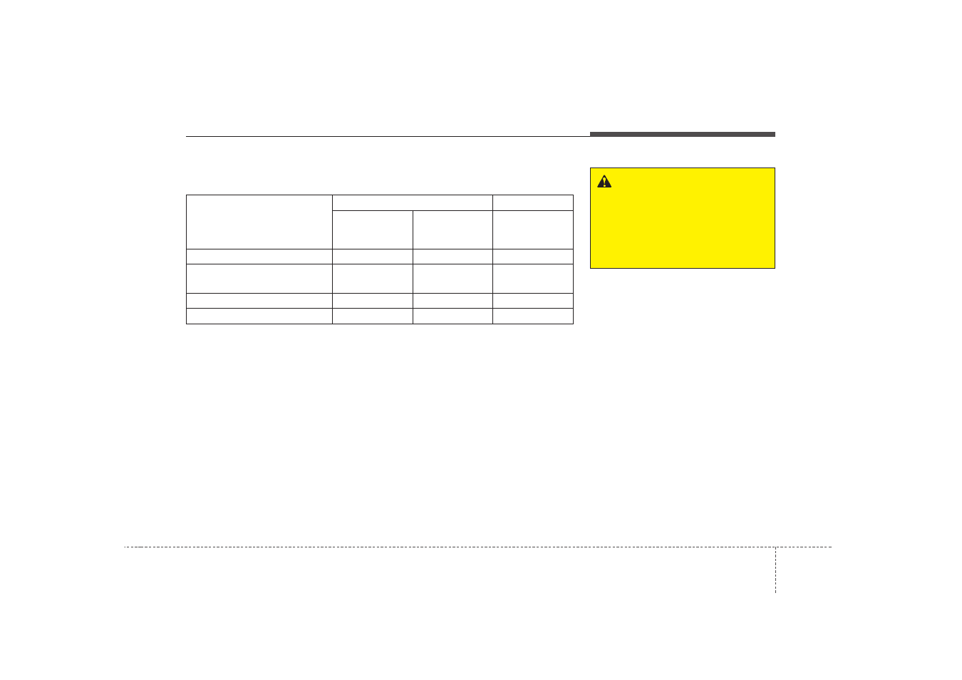 Safety features of your vehicle, Warning | KIA Borrego 2008 User Manual | Page 58 / 425